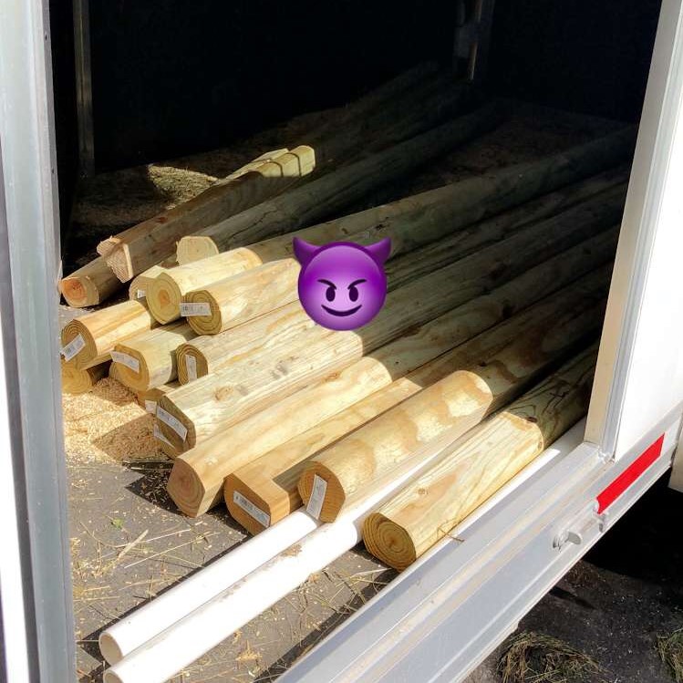 Shopping Spree of Landscape Timbers